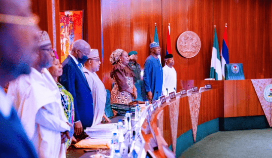 12397 Osinbajo presiding over FEC meeting