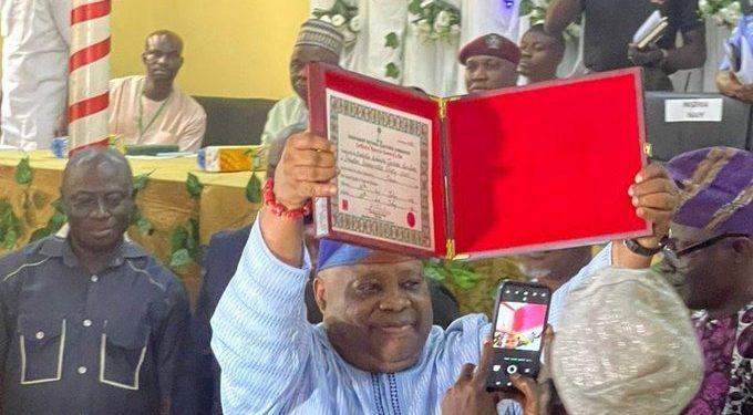 13203 updated tribunal says adeleke cant go low low low and buga as duly elected governor of osun