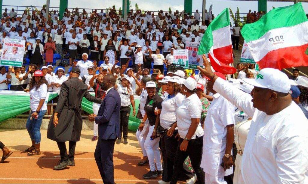 13817 2023 polls enugu teachers pray for gov ugwuanyi other pdp candidates victory
