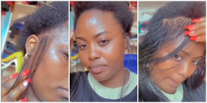 4070 watch trending video of woman installing million braids which has sparked reactions