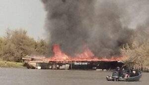 8721 ondo jtf bust bunkering syndicate burn crude oil laden boats