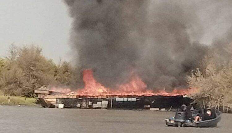 8721 ondo jtf bust bunkering syndicate burn crude oil laden boats