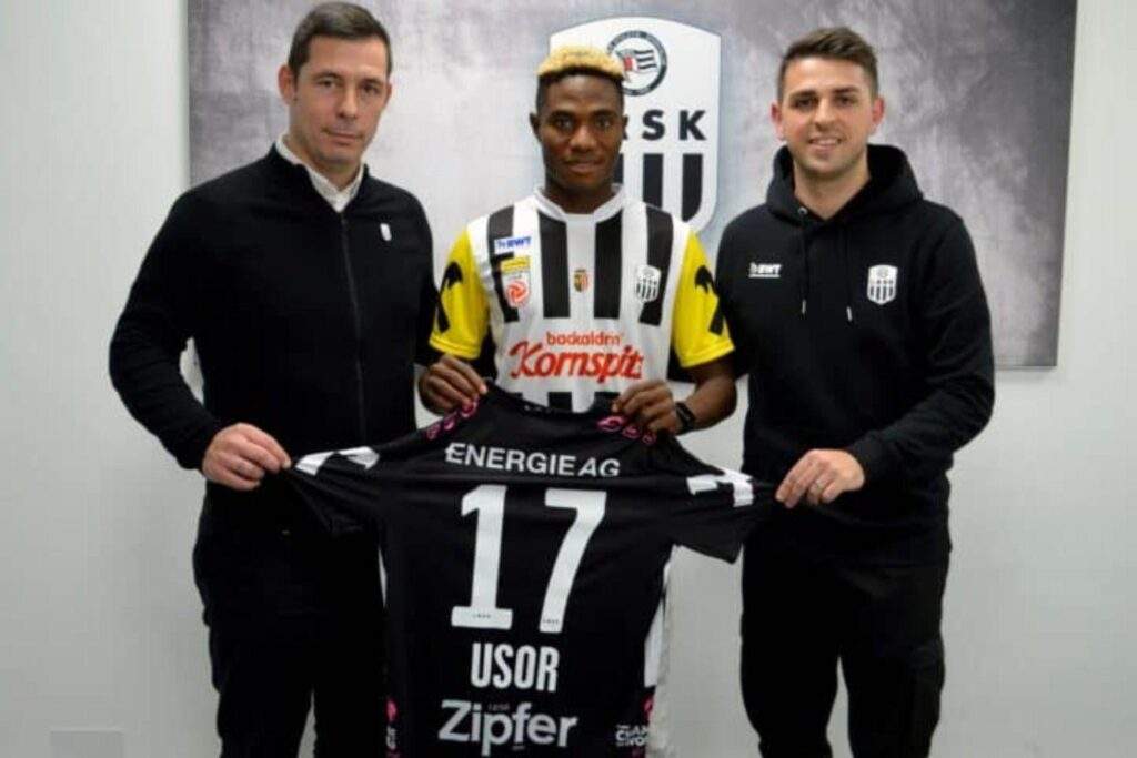 9829 transfer nigerian winger usor on loan to austrian club lask