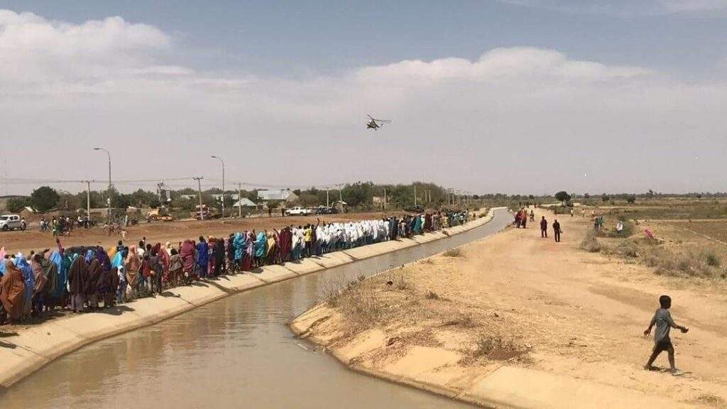14497 buhari inaugurates 5700 hectares hadejia irrigation scheme
