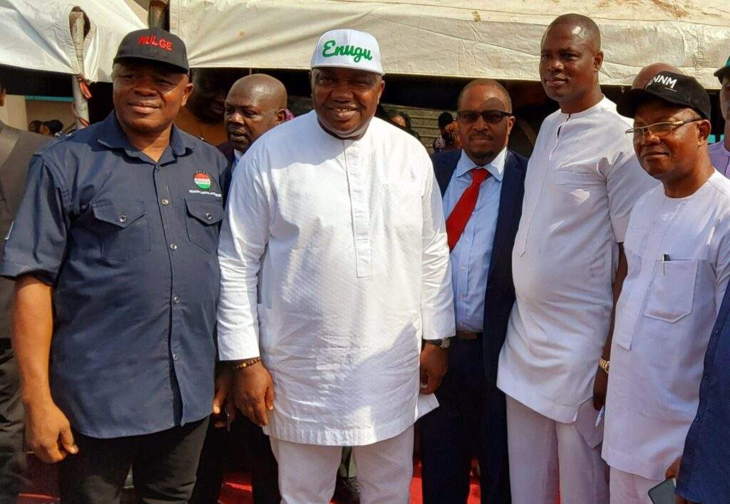 19453 2023 polls enugu workers rally support for ugwuanyi