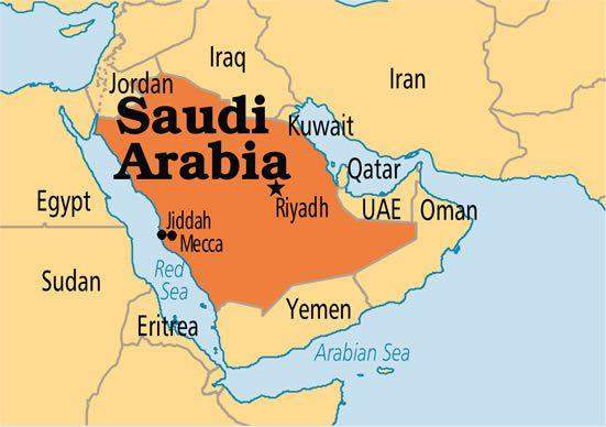 20080 Map of Saudi Arabia