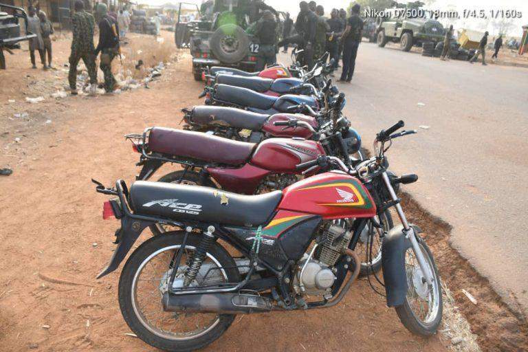 21409 nigerian troops kill 5 bandits recover 10 motorcycles in kaduna