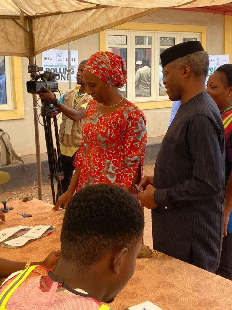 21654 osinbajo votes in ogun says election peaceful video