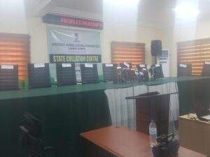 22000 uncertainty as lagos lga results yet to arrive inec state collation centre