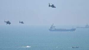 25316 taiwan warns of china militarys sudden entry close to island