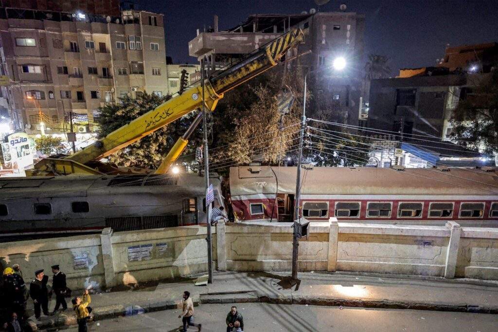 25936 ministry confirms two dead 16 injured in egypt train accident