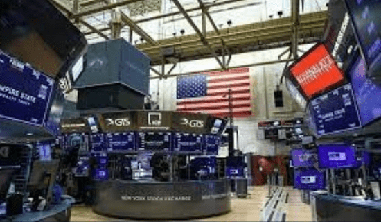 27022 us stocks fall as banking shares tumble