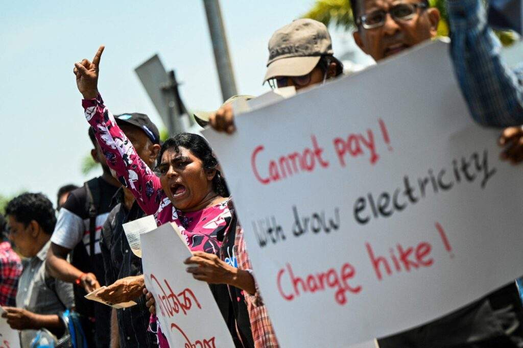 29573 strike grips sri lanka as unions protest imf bailout
