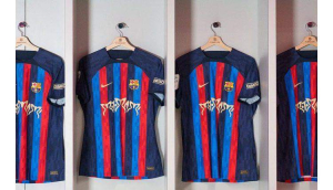 29672 barca to wear rosalia motomami logo on clasico shirt