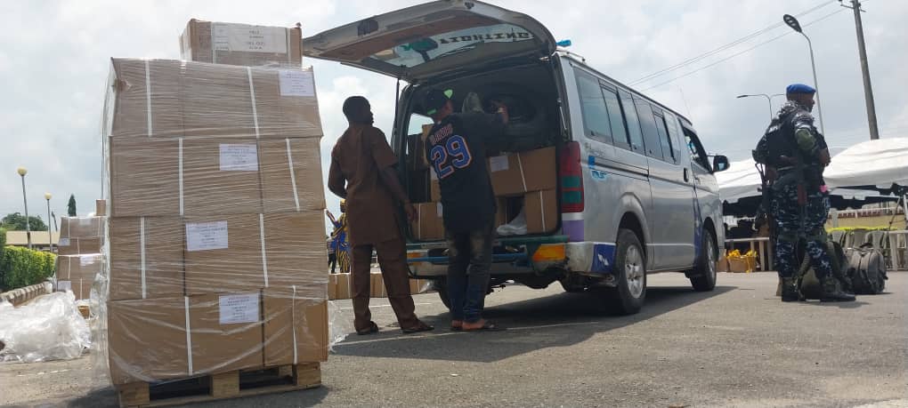 29819 inec distributes sensitive materials ahead ondo assembly poll photos