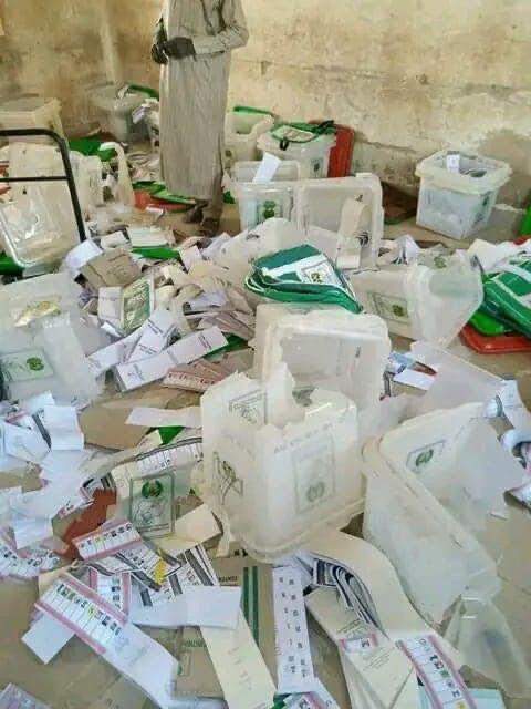 31380 kano guber thugs destroy 15 ballot boxes in rimin gado lg