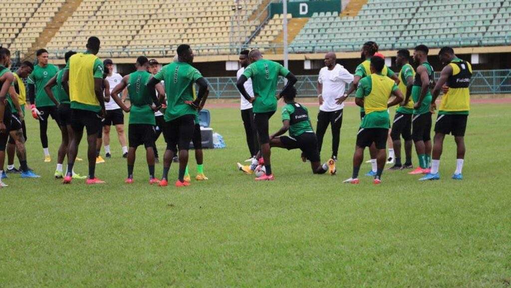 32803 2023 afconq super eagles camp bubbles with 18 players five more expected