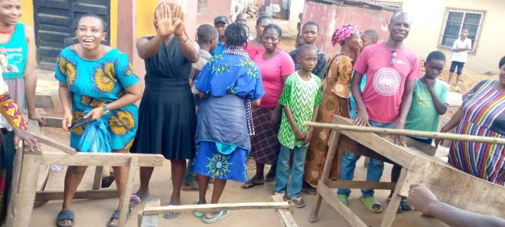 34891 ebonyi monarchs palace razed as over 1000 women protest kidnapping killings in ishiagu