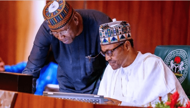 37033 sgf updates nigerians on may 29 handover says buhari will not spending a day extra