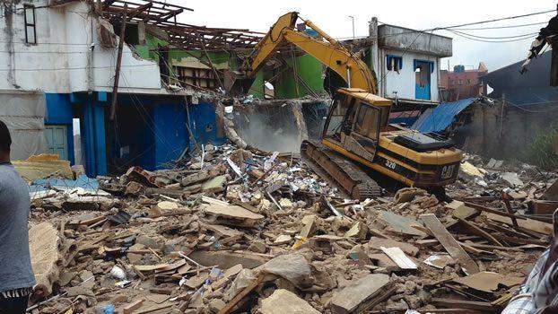 41304 lagos govt demolishes illegal building in aguda