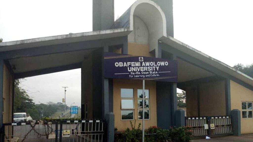 44649 oau protesters shut down student union building over colleagues death