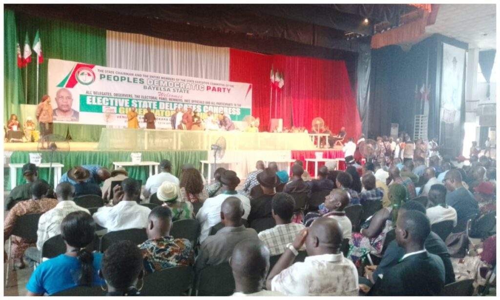 44659 adeleke calls for unity as pdp holds guber primaries in bayelsa