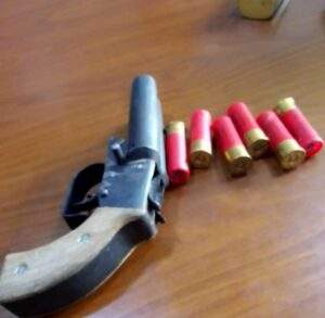46675 police recover gun others from fleeing suspects in lagos
