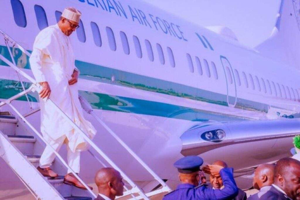 48688 buhari returns to abuja after 8 day visit to saudi arabia