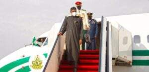 48727 buhari returns to abuja after eight day visit to saudi arabia