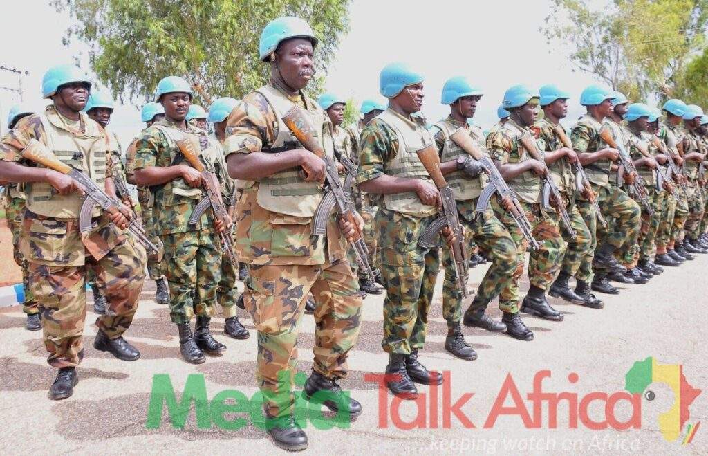 48844 nigerian army deploys troops in guinea bissau for peacekeeping