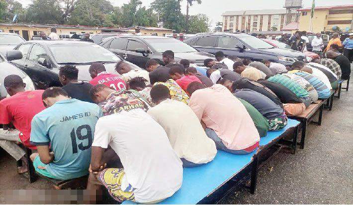 49077 42 cultists arrested for terrorising lagos neighbourhoods