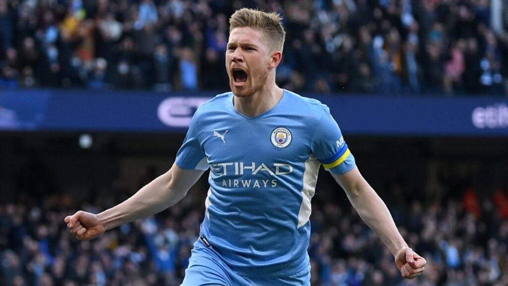 49314 champions league man city midfielder kevin de bruyne equals david beckhams record
