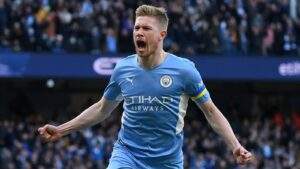 49314 champions league man city midfielder kevin de bruyne equals david beckhams record
