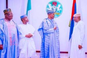 50063 pictorial transport minister others pay buhari sallah homage