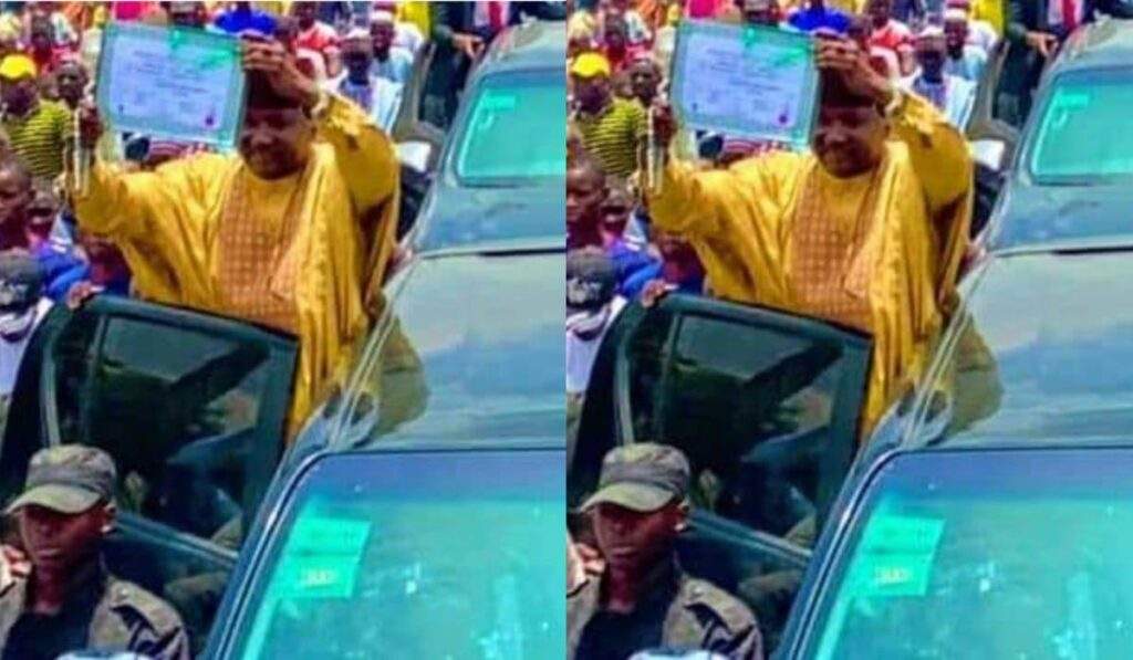 50303 elected kaduna house of assembly member receives certificate of return promises to deliver
