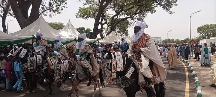 50516 pictorial emir of bauchi pays sallah homage to gov mohammed