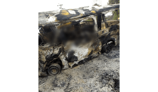 51003 seven burnt to death 14 injured in bus crash on lagos ibadan expressway