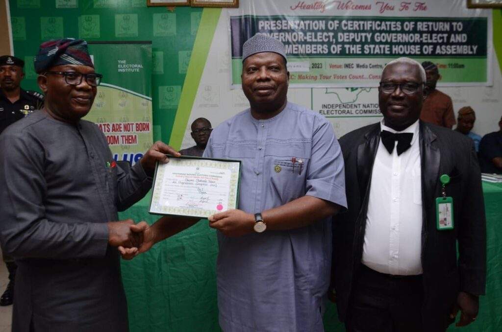 52656 ifo 1 constituency ogun speaker receives certificate of return