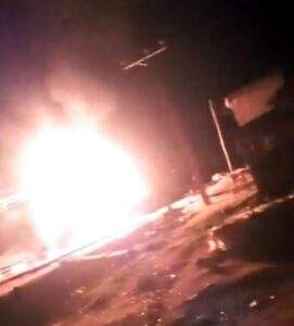 52839 diesel tanker bursts into flame in ibadan