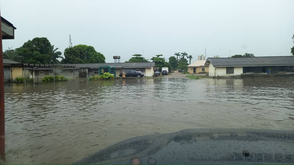 53390 flood takes over npc nysc premises in lagos