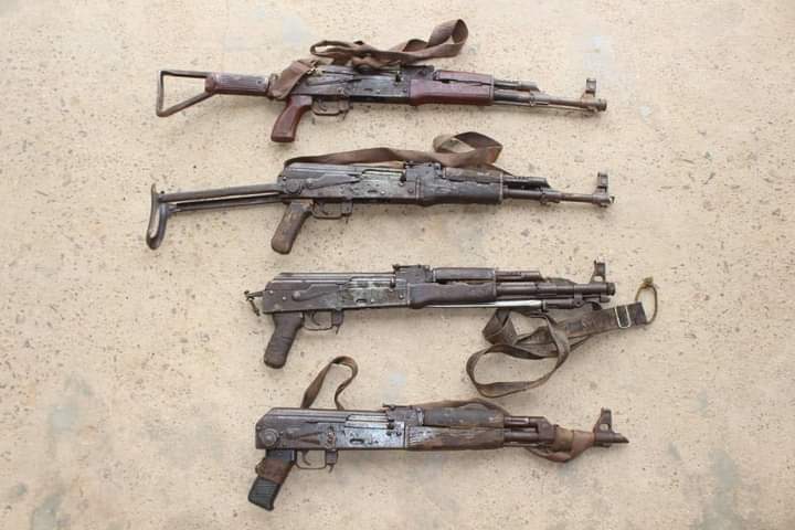 53921 police intercept four ak 47 rifles in kano
