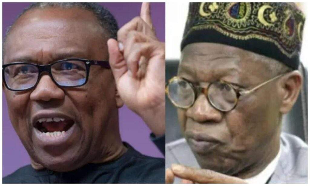 55676 rascality waste of money peter obi reacts to lai mohammed treason allegation
