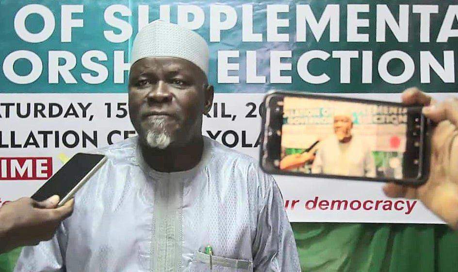 55828 i have no regrets announcing binani as adamawa governor inec rec hudu ari