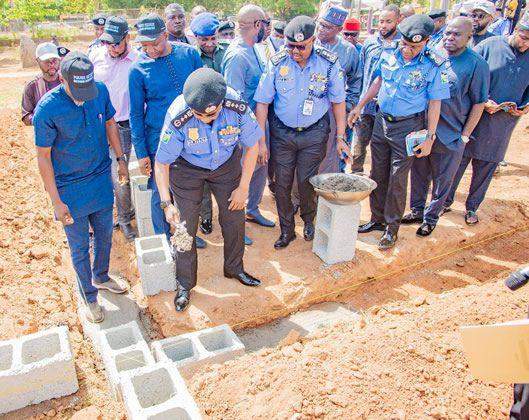 56619 ig performs groundbreaking ceremony of police quarters in abuja
