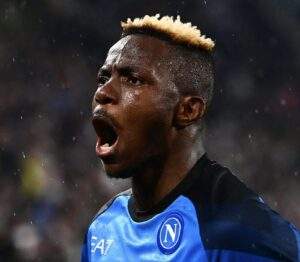 57380 serie a osimhen reacts after leading napoli to first scudetto in 33 years