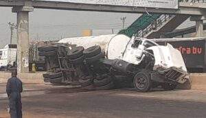 58555 accident on lagos ibadan expressway claims three