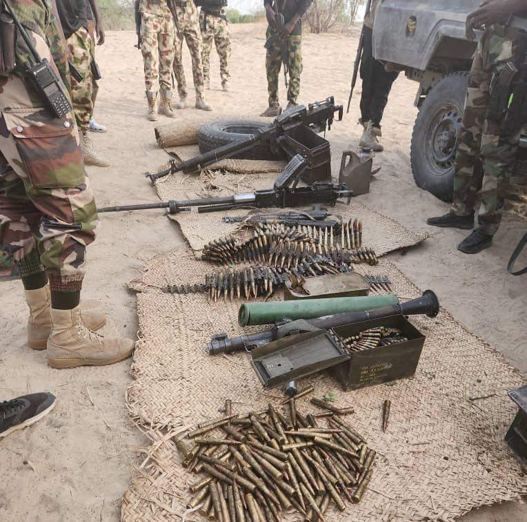 60974 troops neutralize terrorists and recover heavy weapons