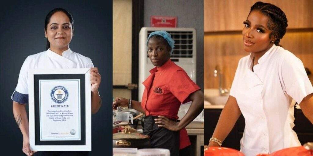 61986 hilda bacis guinness world record attempt indian chef urges nigerians to avoid competition