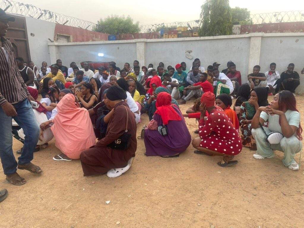 62029 ndlea busts 85 suspected drug offenders at kano nightclub