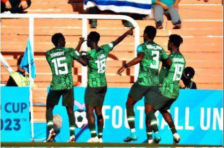 64504 nigerias flying eagles secure a 2 1 victory over the dominican republic in the fifa u 20 world cup opener